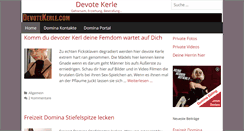 Desktop Screenshot of devotekerle.com