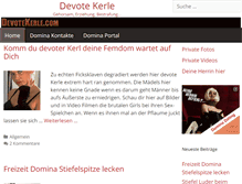 Tablet Screenshot of devotekerle.com